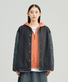 J.PRESS YORK STREET 【WOMEN】キルト×ジャージ ブルゾン