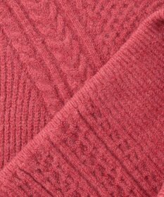 ANY SIS 【洗える】フロントケーブルポイントアンゴラブレンド ニット