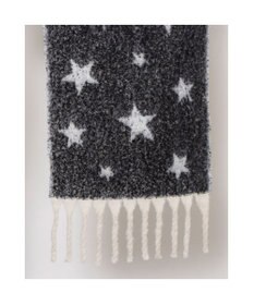 UNBILLION カシュネ cache nez / リサイクルポリ星柄ジャカードストール