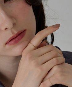 Phoebe 【K10】エクレアチェーンリング　ゴールド 3号/7号/11号/13号　BOX付き