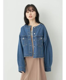 earth music&ecology ノーカラーＧジャン