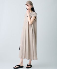 ANY L ヨーロピアンリネンフレアワンピース