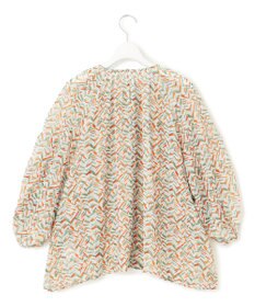 23区 【洗える】シアーヘリンボーンプリント ブラウス