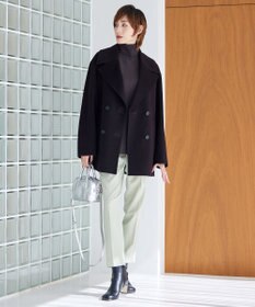 ICB 【洗える】ヴィスコースワイド ハイネックプルオーバー