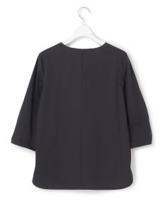 23区 【洗える】ブラウスライクジャージー プレーン カットソー