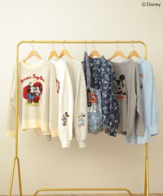 Green Parks ミッキー＆フレンズ／花柄デニムトートバッグ