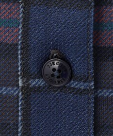 23区GOLF 【WOMEN】【日本製】チェック柄 長袖ポロシャツ