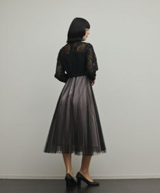 GRACE CONTINENTAL コードレースプリーツワンピース