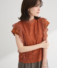 Green Parks ・Ｐｅｔｉｔ　Ｆｌｅｕｒ　フレンチレーシーブラウス