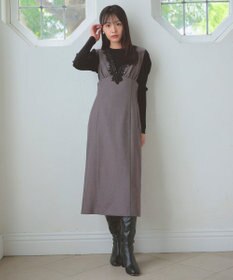 Feroux 美シルエットレース ジャンパースカート