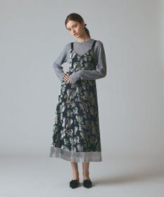 GRACE CONTINENTAL リボンオパールドレス