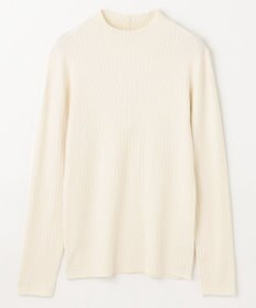 ANY 【洗濯機可】ランダムリブハイネックニット