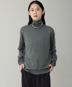 UNFILO MENS 【男女兼用】ソフトサーモ アンチピリングニット タートルネック