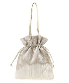 Green Parks ａｎｄｍｉｋｋａ．　メタリックプリーツトートバック