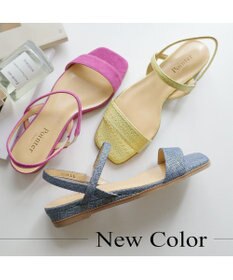 Pointer 日本製 本革バックストラップサンダル