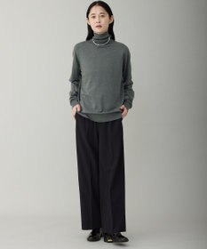 UNFILO MENS 【男女兼用】ソフトサーモ アンチピリングニット タートルネック