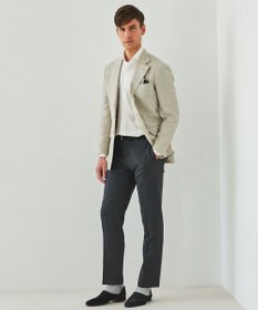 GOTAIRIKU 【DORMEUIL】ドーメル HEXAGON リネン ジャケット_ベージュ