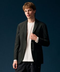 JOSEPH ABBOUD MOUNTAIN 【フードが外せる】メランジハイパワー2wayストレッチ ジャケット