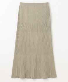 ANY L フェザーカーディガン×ニットスカートセットアップ