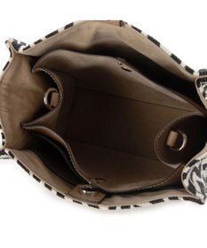 UNBILLION cachecache アニマル柄ヒネリハンドルインバッグセットトート