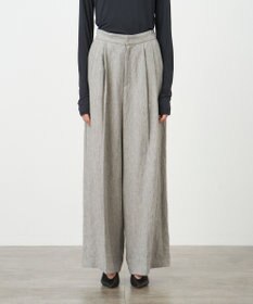 ATON LINEN RAMIE TOP | ワイドパンツ