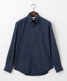 JOSEPH ABBOUD 【柔らかな肌触り/暖かい】 ラフィーコットンフランネルシャツ