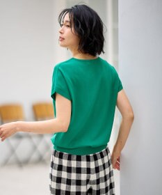 ANY L ハーフスリーブニット