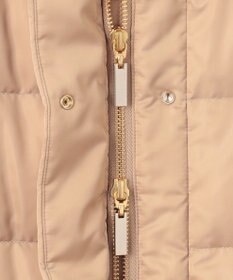 自由区 L 【撥水加工・洗える】ブライトダウンフード付き ダウンコート