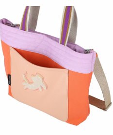 tsumori chisato CARRY キラミックスコンビ トートバッグ 2wayショルダー A4収納 ネコ