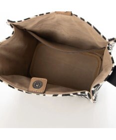 UNBILLION cachecache アニマル柄ヒネリハンドルインバッグセットトート