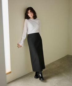 #Newans 【洗濯機可能】フレアカフスシアープルオーバー