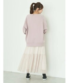 earth music&ecology 裏毛ロゴチュニック