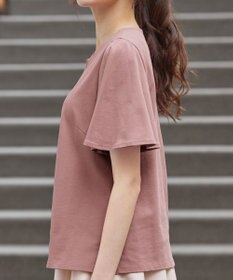 Tiaclasse 【おのののかさん着用】「サマケア」キーネックフレアスリーブトップス