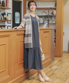 Tiaclasse マルチボーダーカーディガン