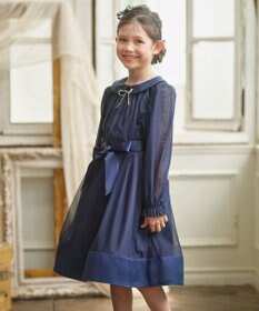 組曲 KIDS 【110-140㎝】チュールフレア ドレス