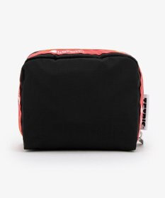 LeSportsac SQUARE COSMETIC/テトリスハートエンブロイダリースクエアコスメティック