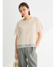 Green Parks ・ＳＵＧＡＲ　ＳＰＯＯＮ　ＳＥＴ２点チュールＴ＋カットＴ