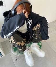 WEGO ボリュームレースアップ厚底スニーカー