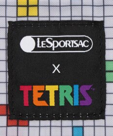 LeSportsac SQUARE COSMETIC/テトリスハートエンブロイダリースクエアコスメティック