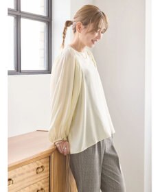 AMERICAN HOLIC 袖ボリュームシアーブラウス