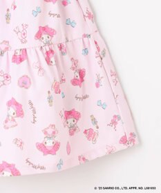 ANY KIDS 【マイメロディ＆クロミ×ANY KIDS】総柄 ティアードスカート