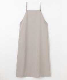 ANY L 【洗濯機可/セットアップ可/UVケア/速乾/イージーケア】サラサラテックリネンキャミソールワンピース