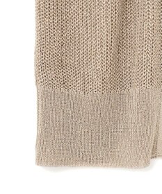 BEIGE， 【洗える】OPTICAL / ペーパーヤーンVネックロングカーディガン