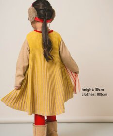 ami amie マルチカラーストライプワンピース85cm～130cm