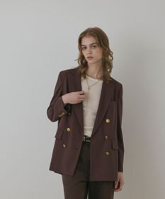 GRACE CONTINENTAL バックベンツダブルジャケット