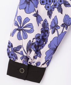 GRACE CONTINENTAL フラワープリントティアードワンピース