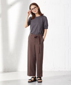 J.PRESS LADIES 【洗える・接触冷感】マルソースパンボイル パンツ