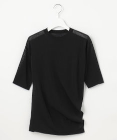 23区 【エステータ】シアーニット 5分袖ドレープ