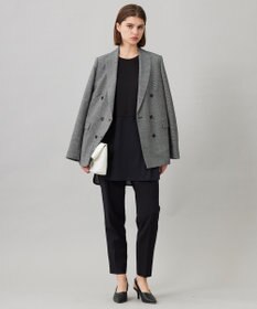 ICB ウール2WAYストレッチ ダブルブレストジャケット