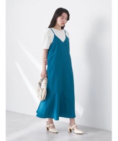 earth music&ecology Ｖネック裾切替キャミワンピース